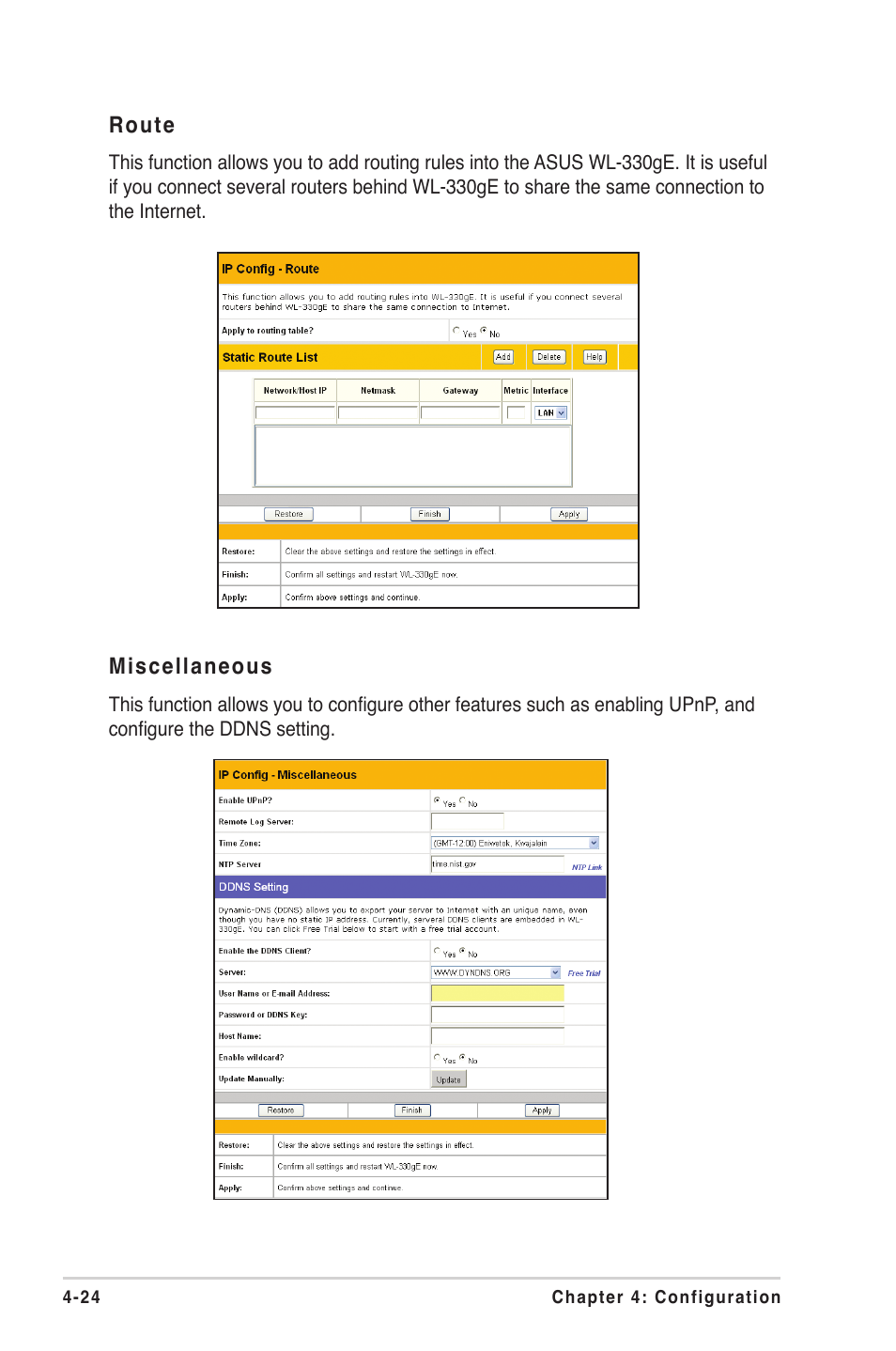 Asus WL-330gE User Manual | Page 54 / 72