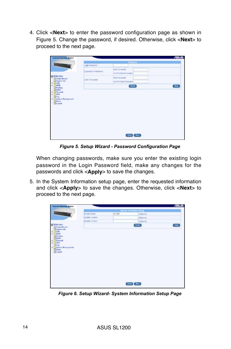 Asus SL1200 User Manual | Page 14 / 18