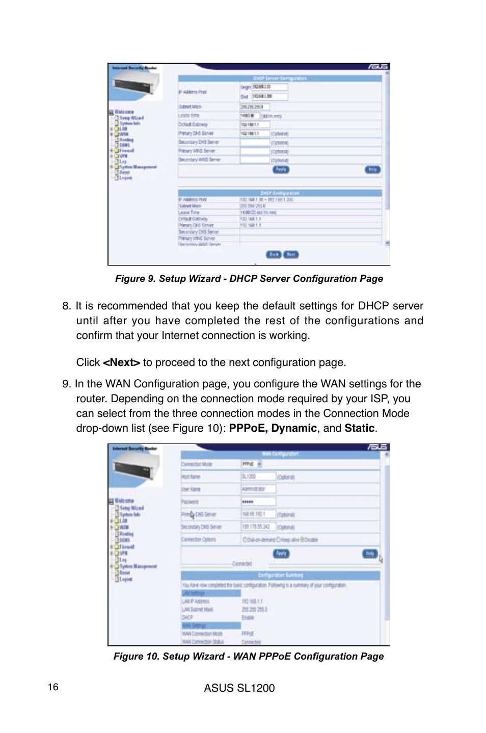 Asus SL1200 User Manual | Page 16 / 18