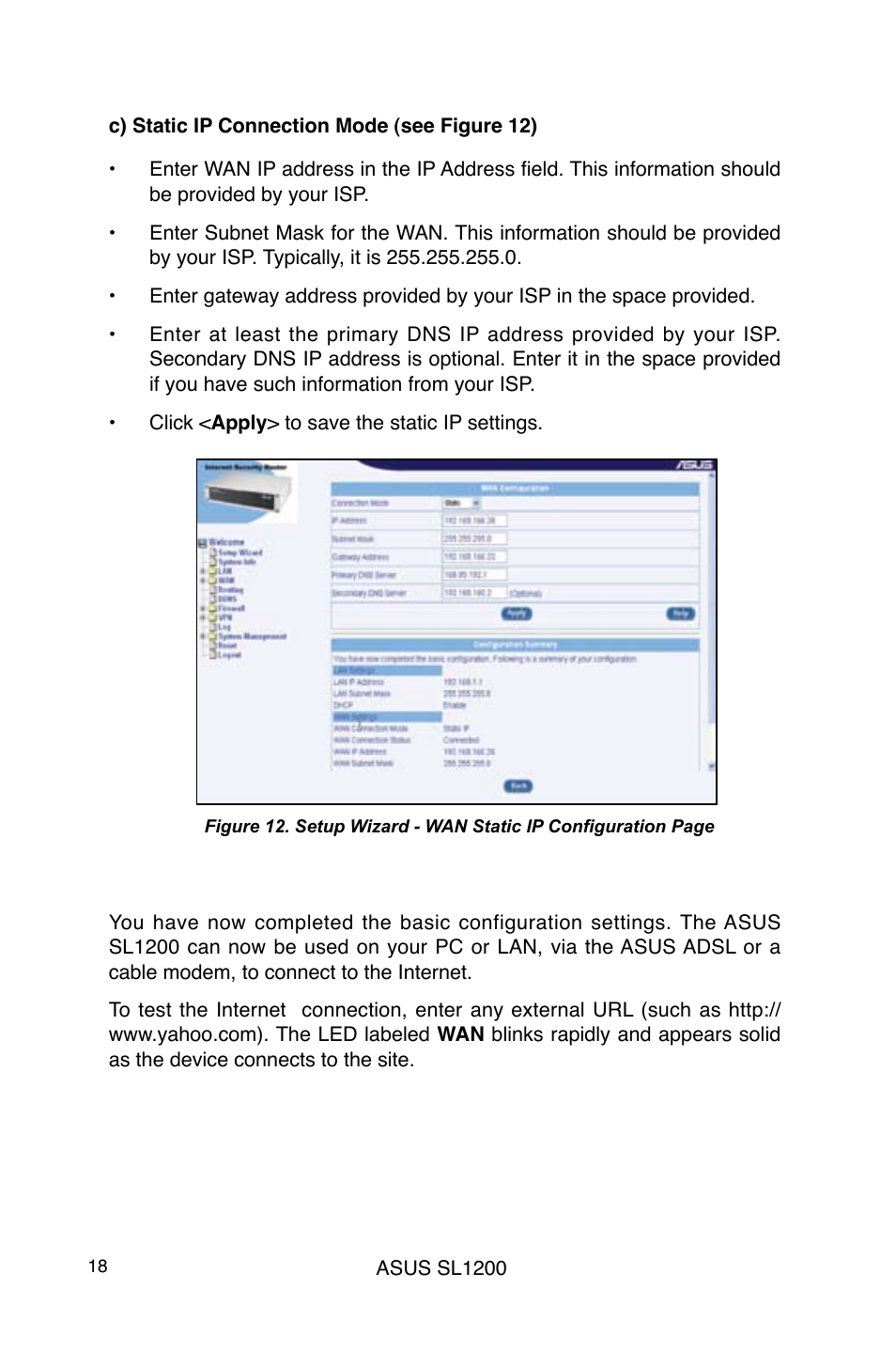 Asus SL1200 User Manual | Page 18 / 18