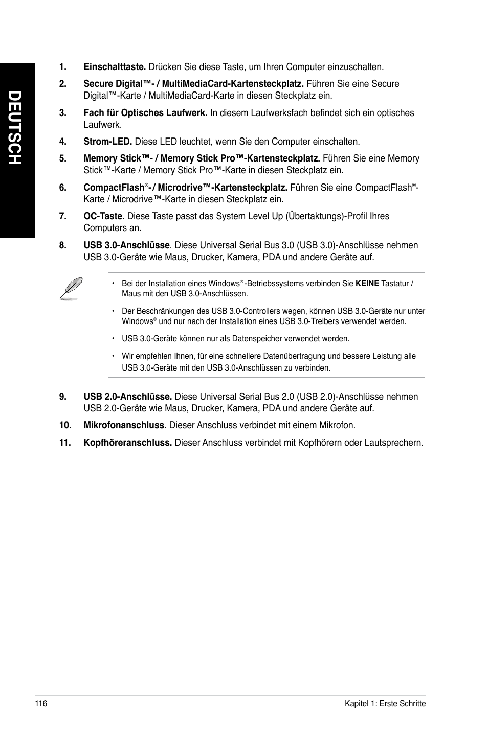 Deutsch | Asus CG8480 User Manual | Page 118 / 836