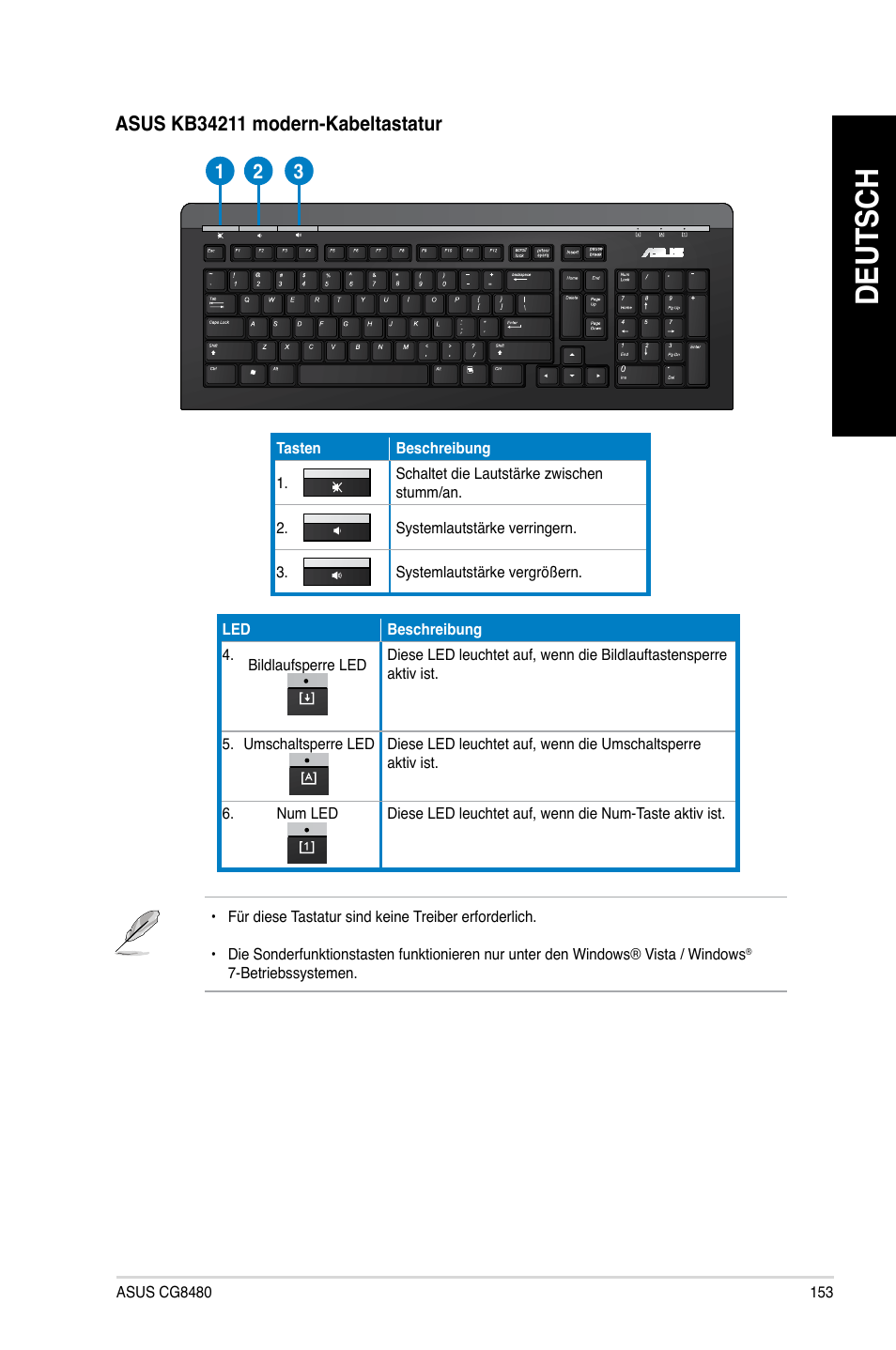 Deutsch | Asus CG8480 User Manual | Page 155 / 836