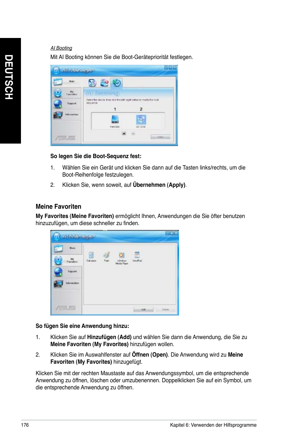 Deutsch | Asus CG8480 User Manual | Page 178 / 836