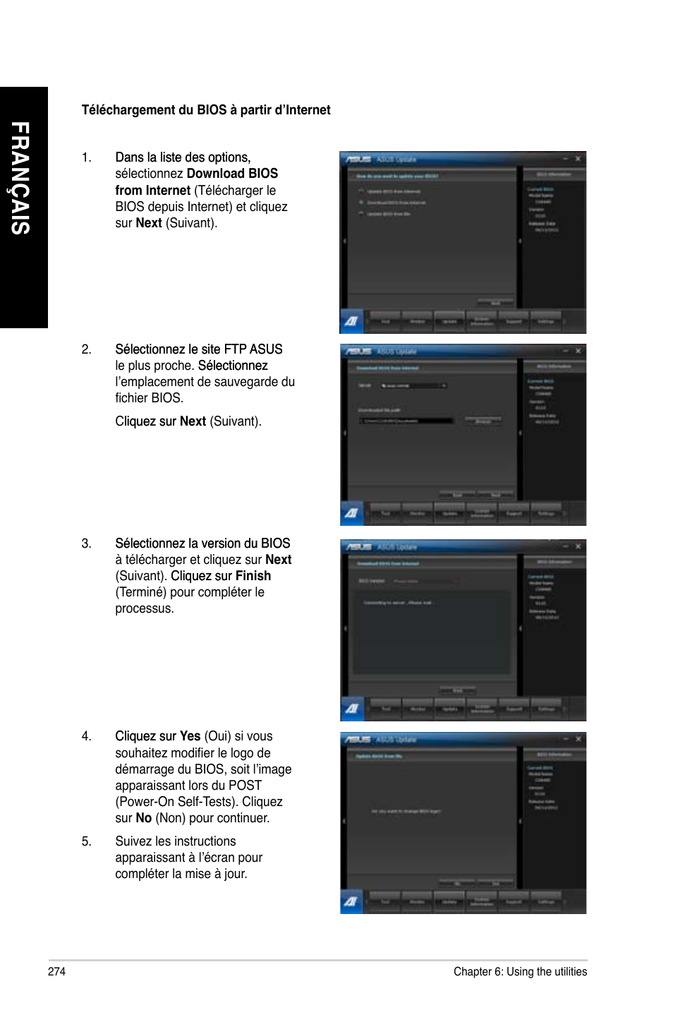 Fr an ça is fr an ça is fr an ça is fr an ça is | Asus CG8480 User Manual | Page 276 / 836