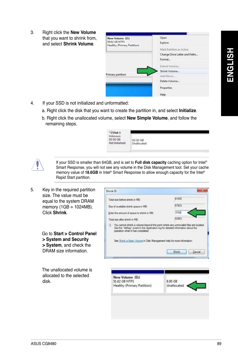 En gl is h en gl is h | Asus CG8480 User Manual | Page 91 / 836