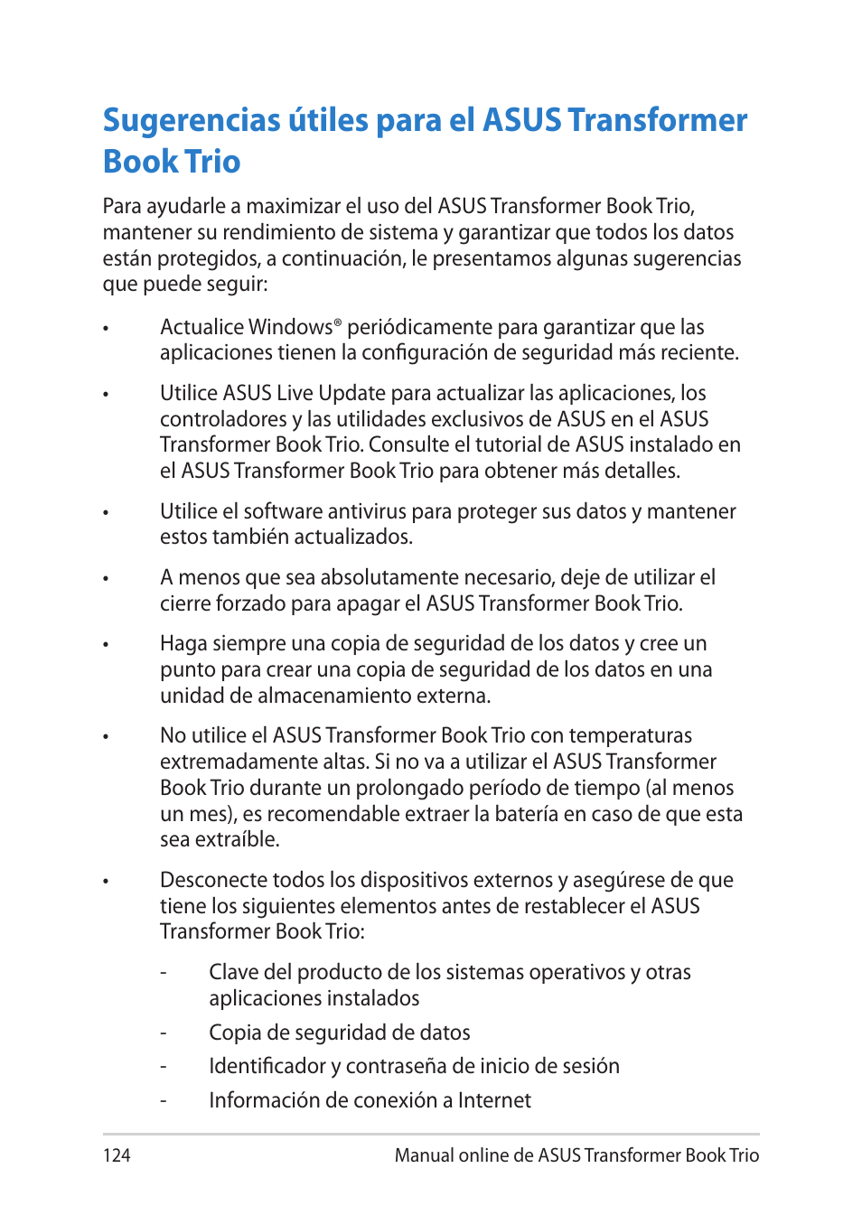 Asus TX201LA User Manual | Page 124 / 152