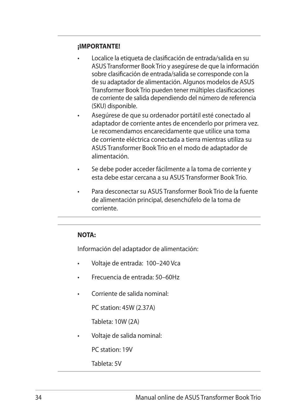 Asus TX201LA User Manual | Page 34 / 152