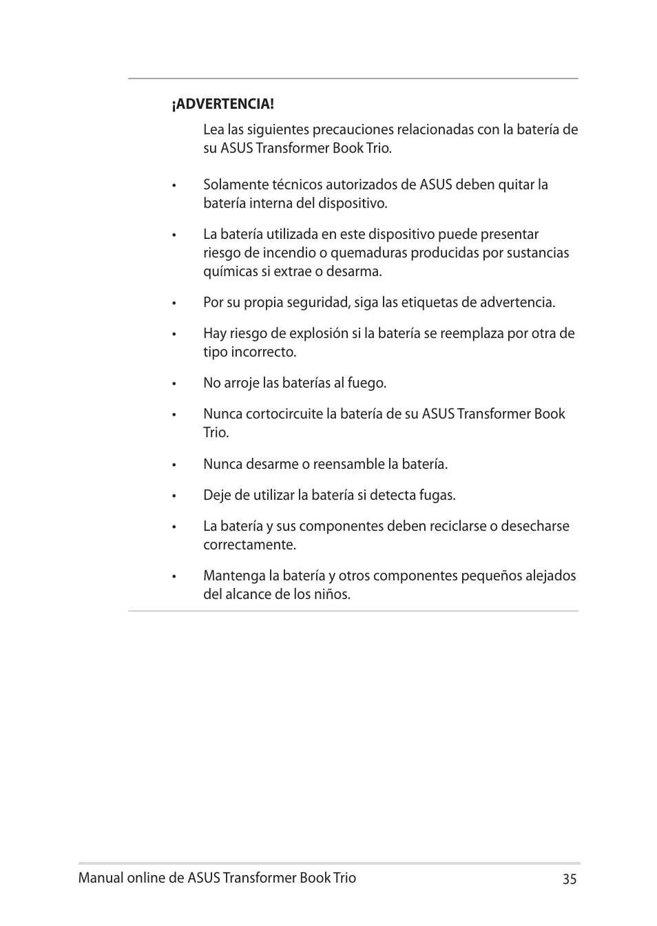 Asus TX201LA User Manual | Page 35 / 152