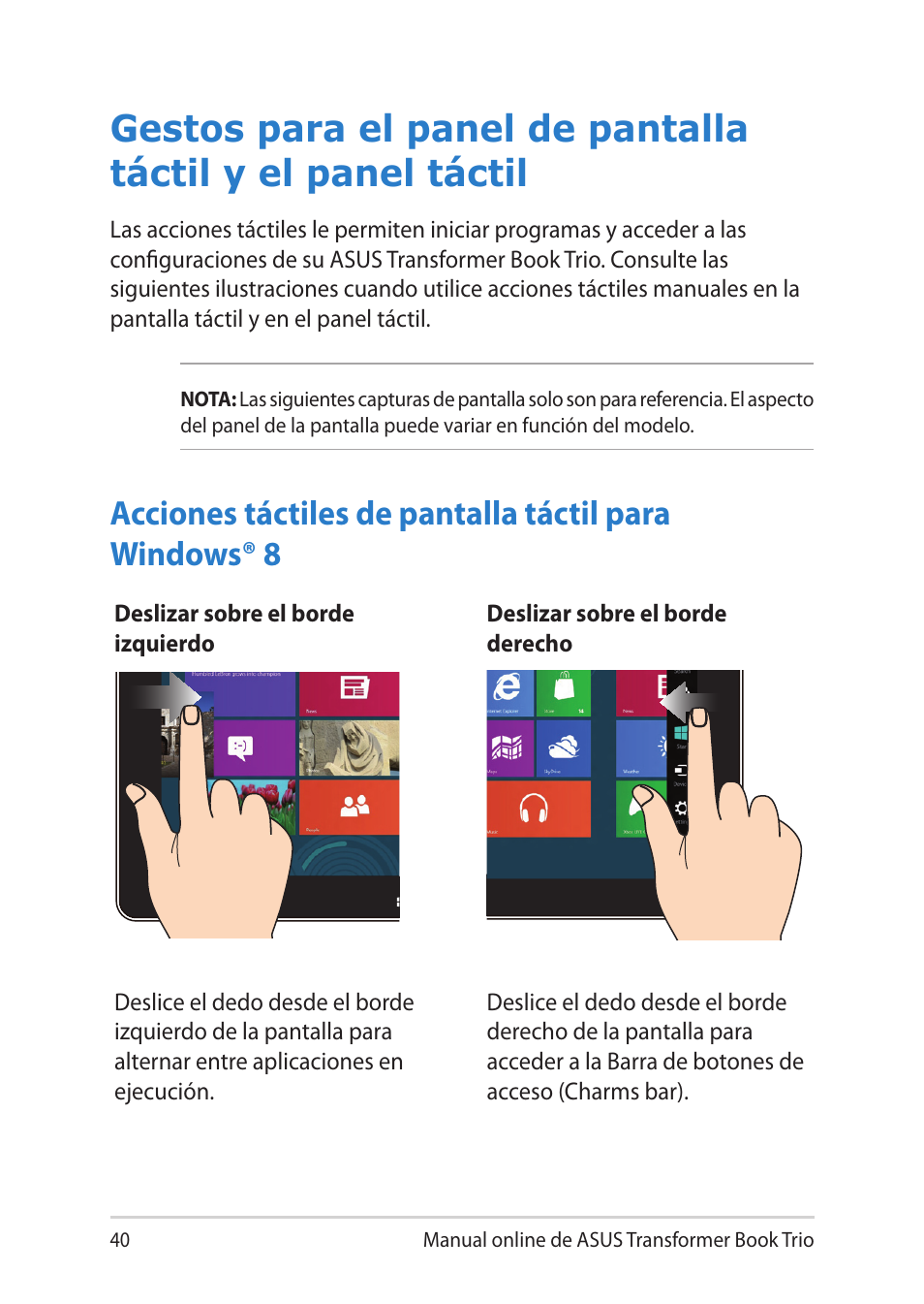 Asus TX201LA User Manual | Page 40 / 152