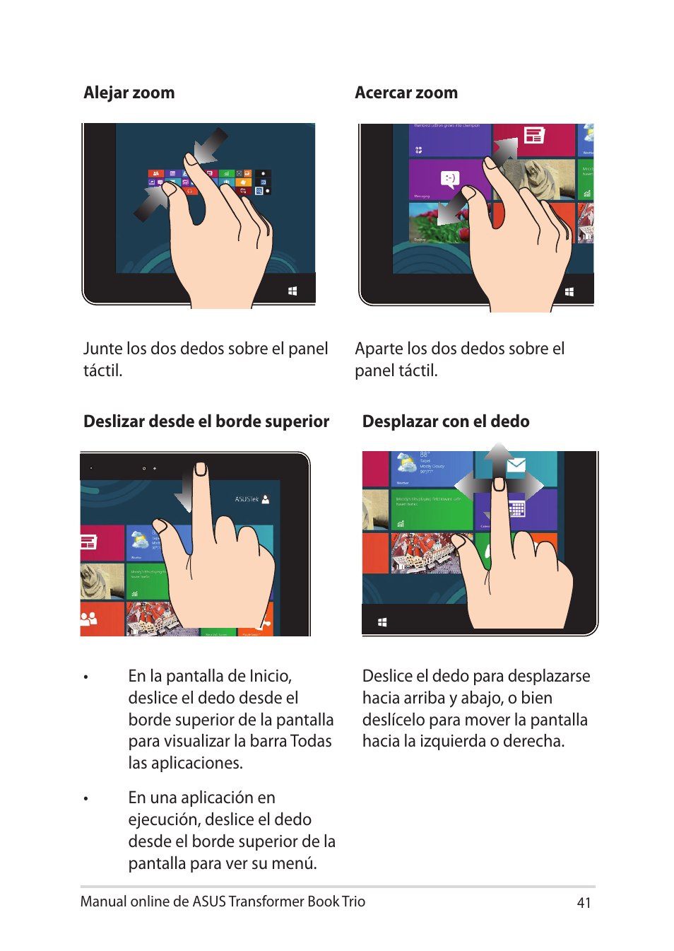 Asus TX201LA User Manual | Page 41 / 152