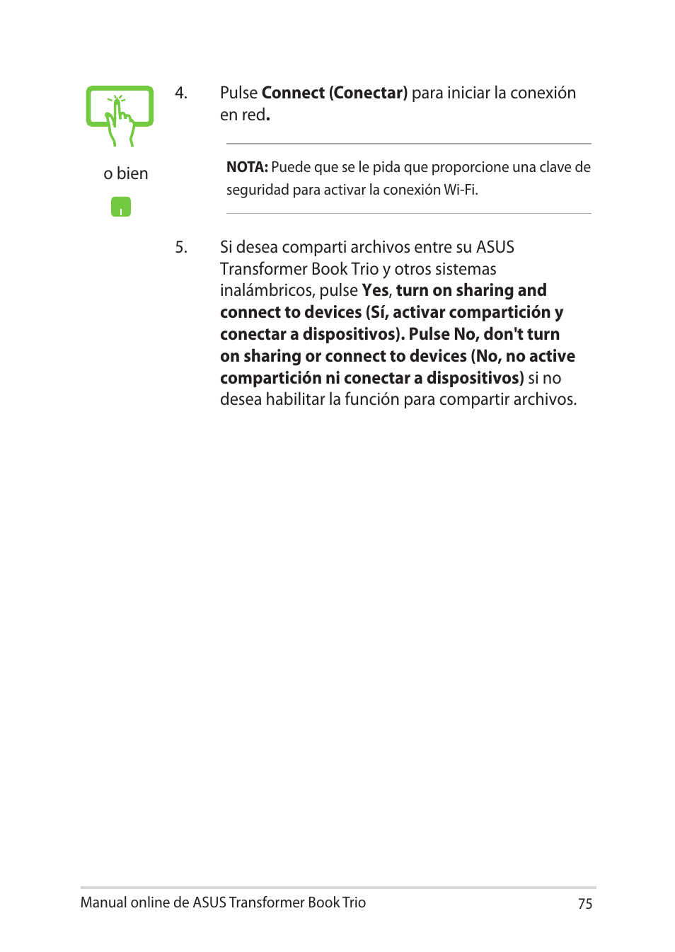 Asus TX201LA User Manual | Page 75 / 152