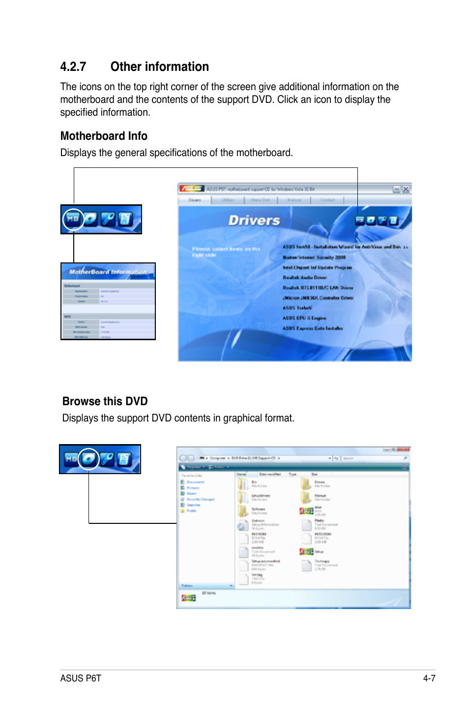 7 other information, Other information -7 | Asus P6T User Manual | Page 123 / 188