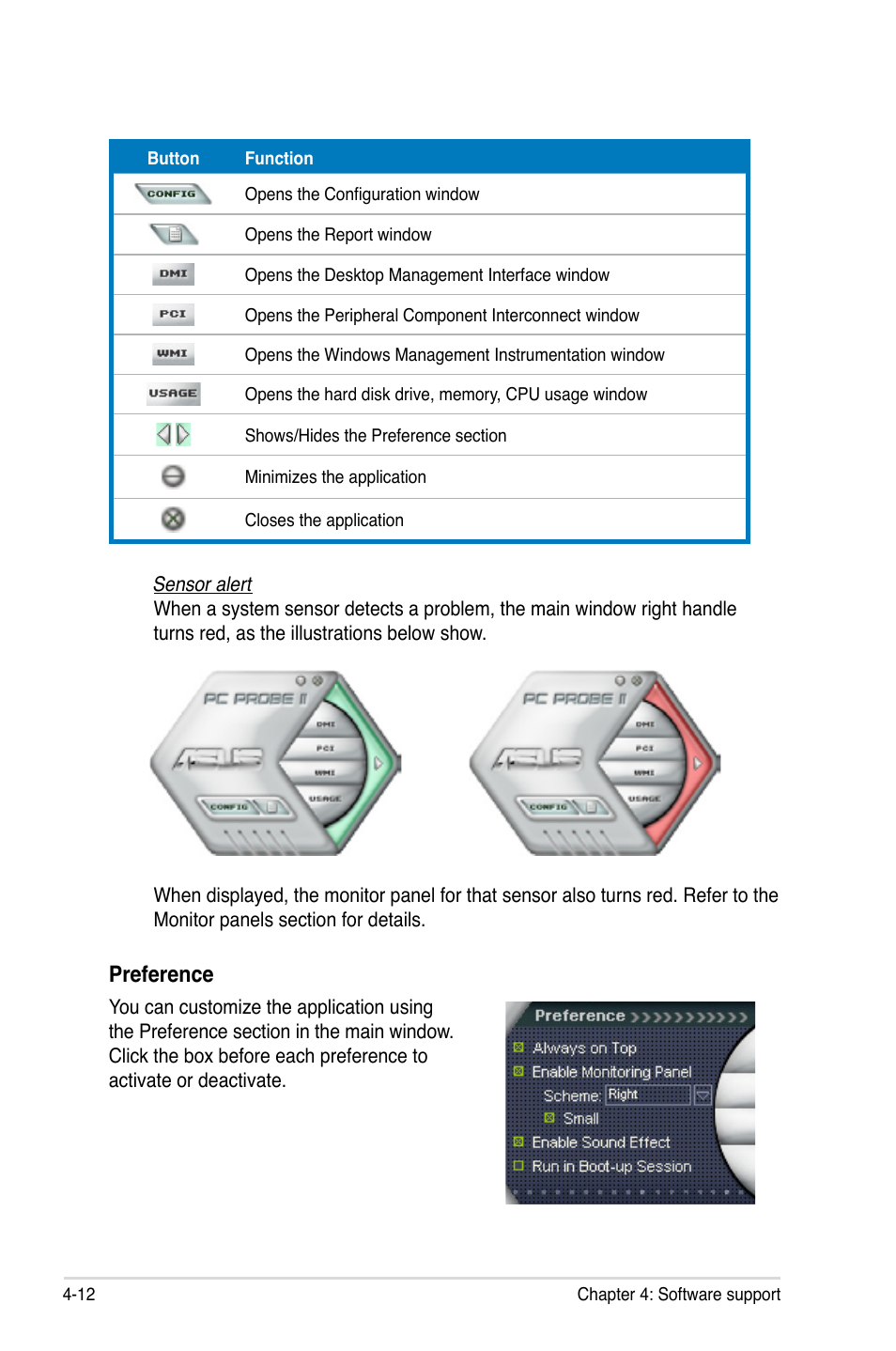 Preference | Asus P6T User Manual | Page 128 / 188