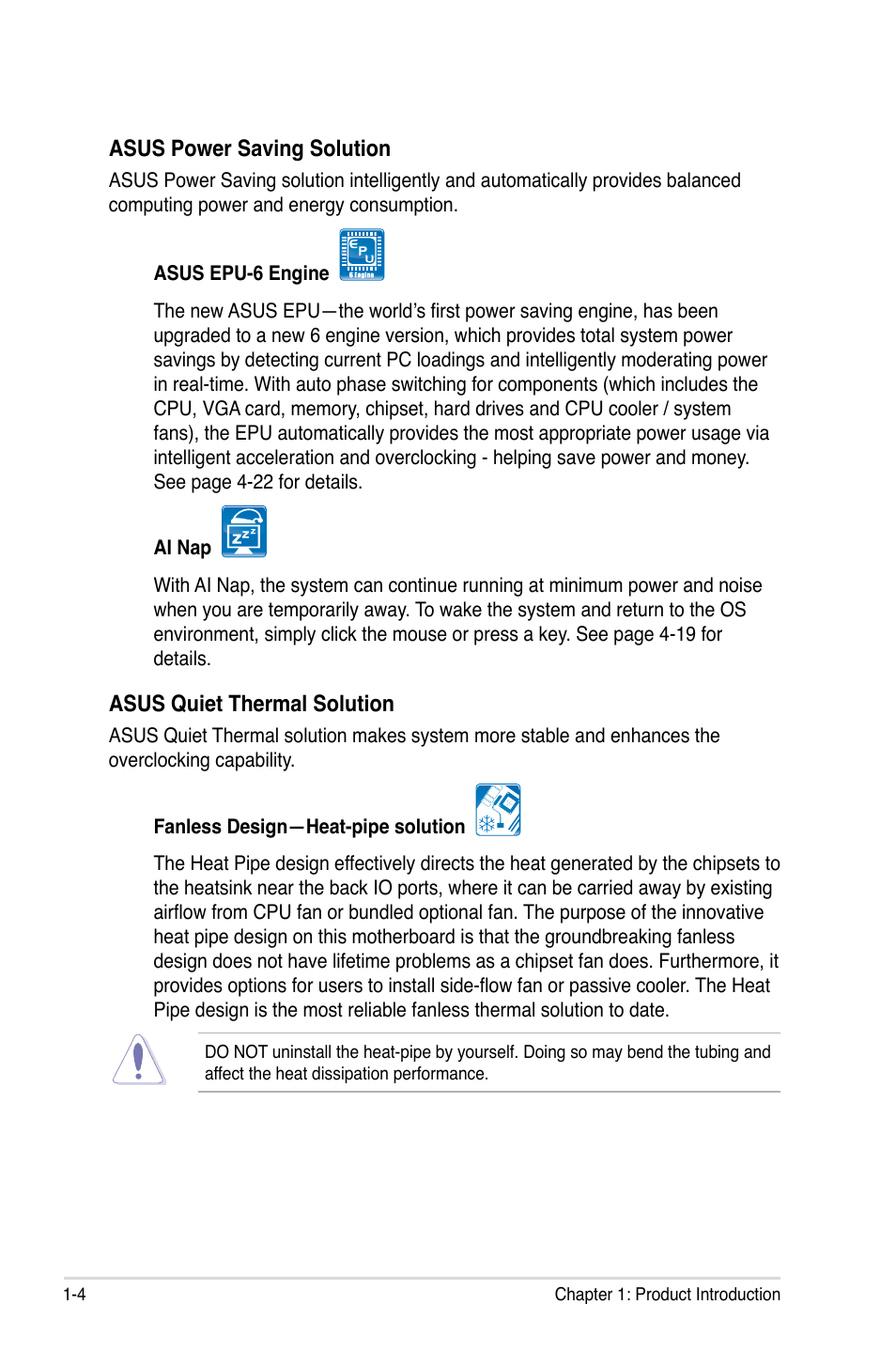 Asus P6T User Manual | Page 20 / 188