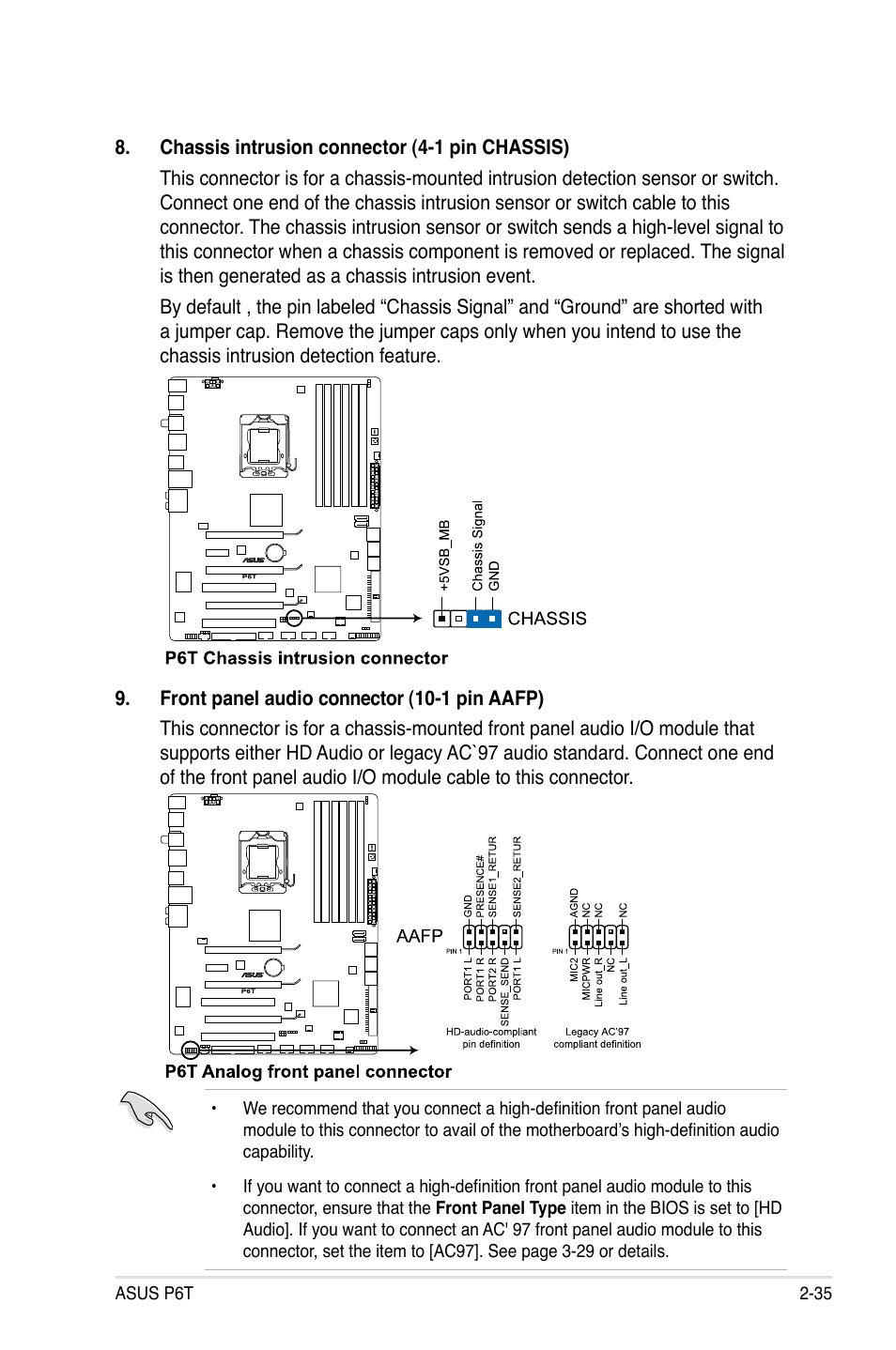 Asus P6T User Manual | Page 59 / 188