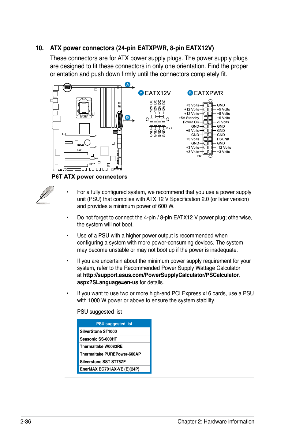 Asus P6T User Manual | Page 60 / 188