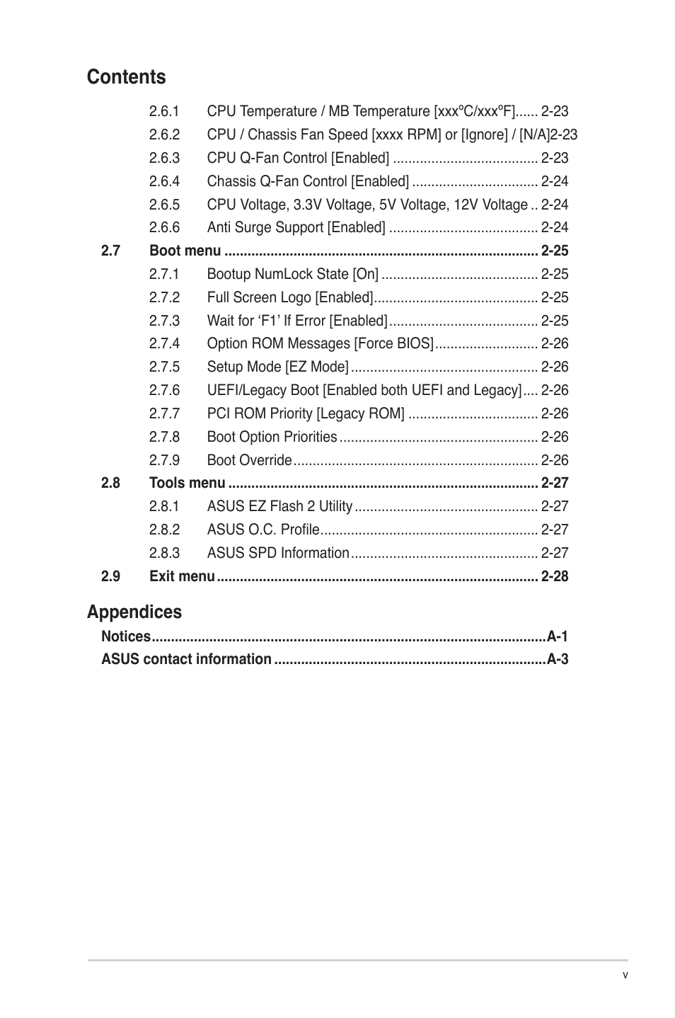 Asus P8B75-M LX/TW User Manual | Page 5 / 76