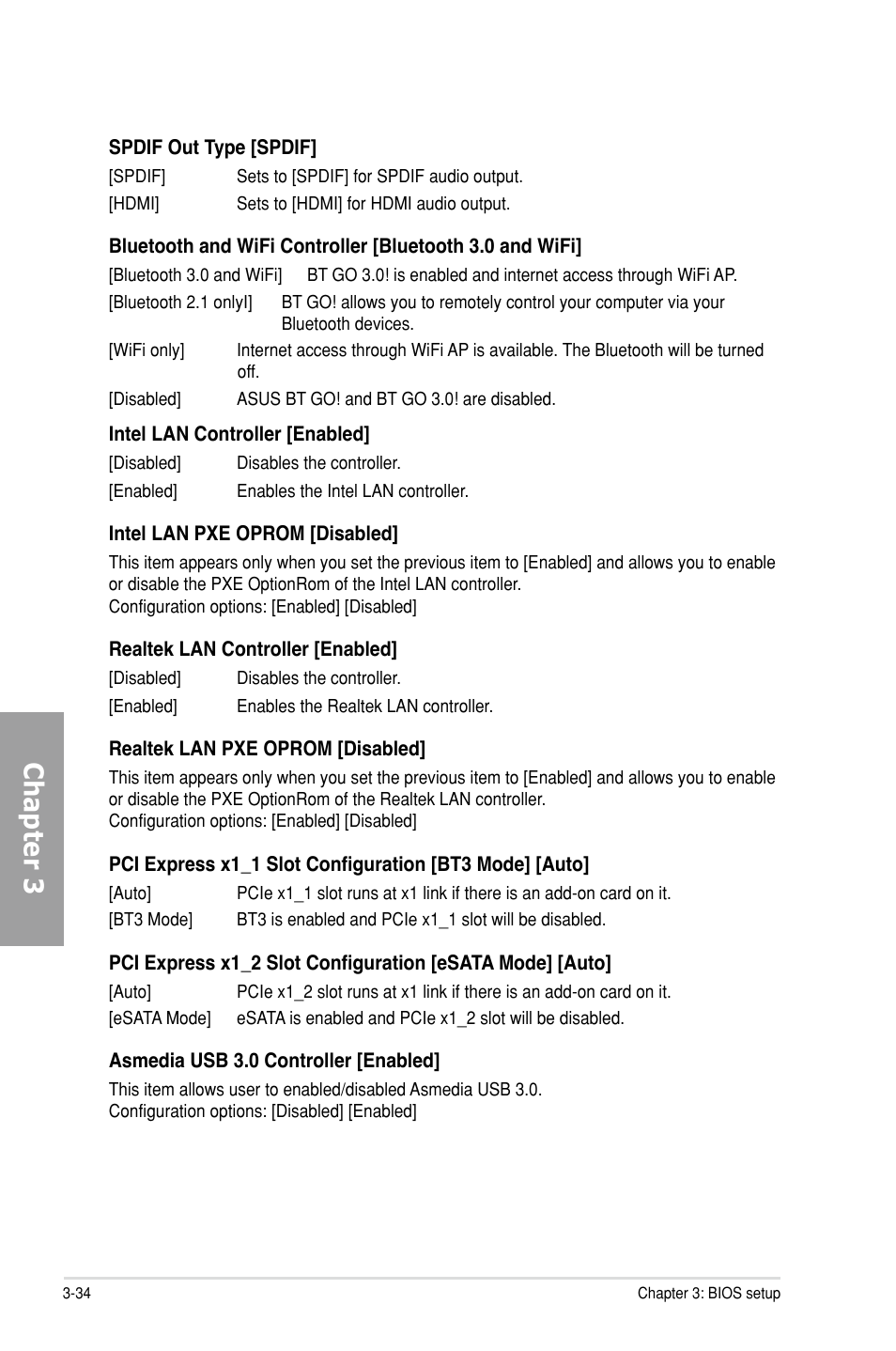 Chapter 3 | Asus P9X79 DELUXE User Manual | Page 110 / 176