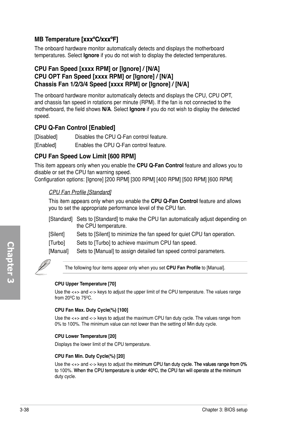 Chapter 3 | Asus P9X79 DELUXE User Manual | Page 114 / 176