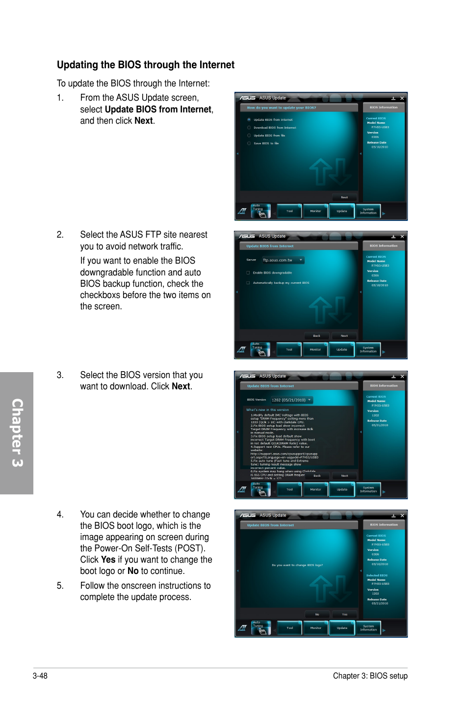 Chapter 3 | Asus P9X79 DELUXE User Manual | Page 124 / 176