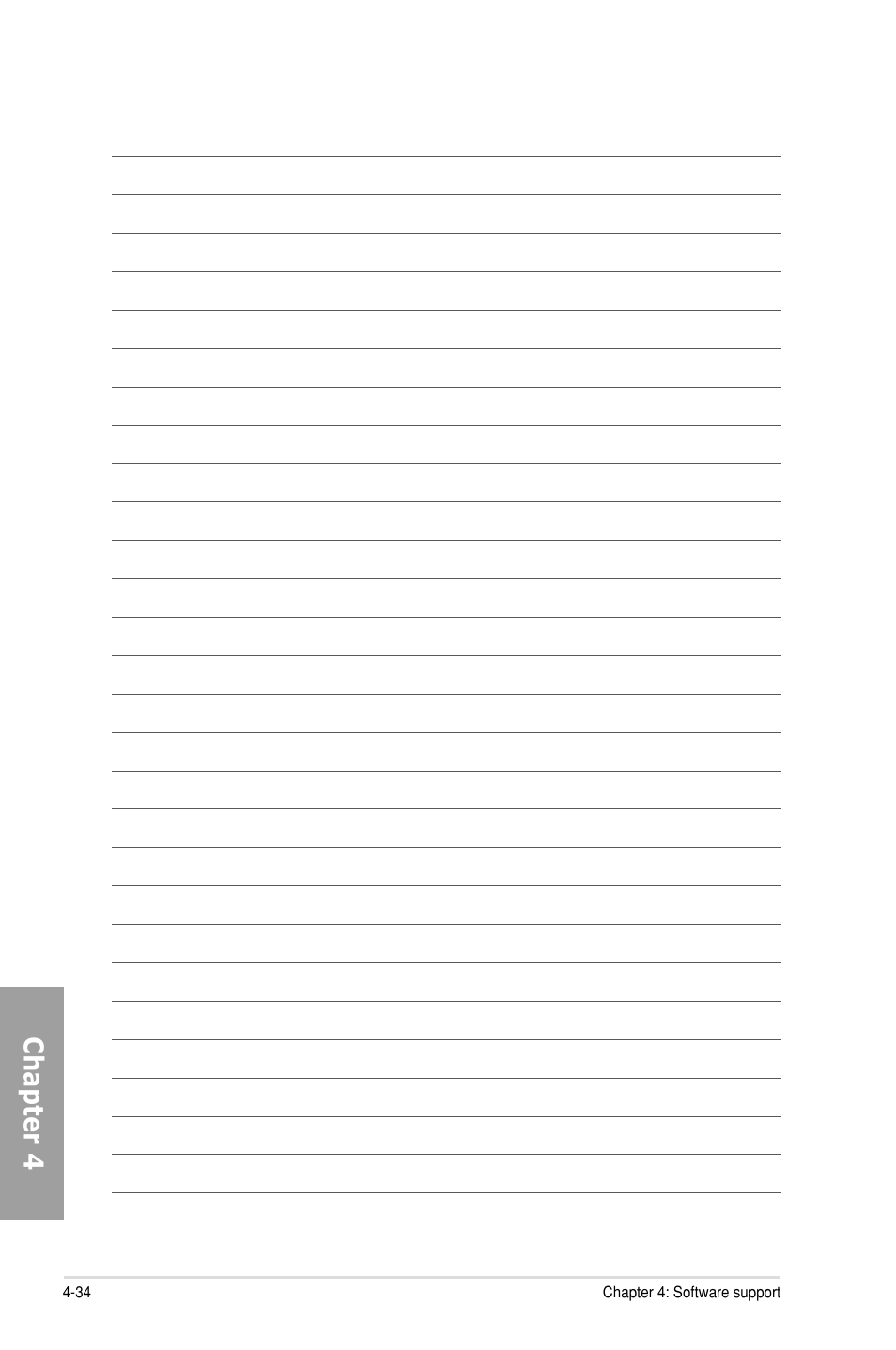 Chapter 4 | Asus P9X79 DELUXE User Manual | Page 164 / 176