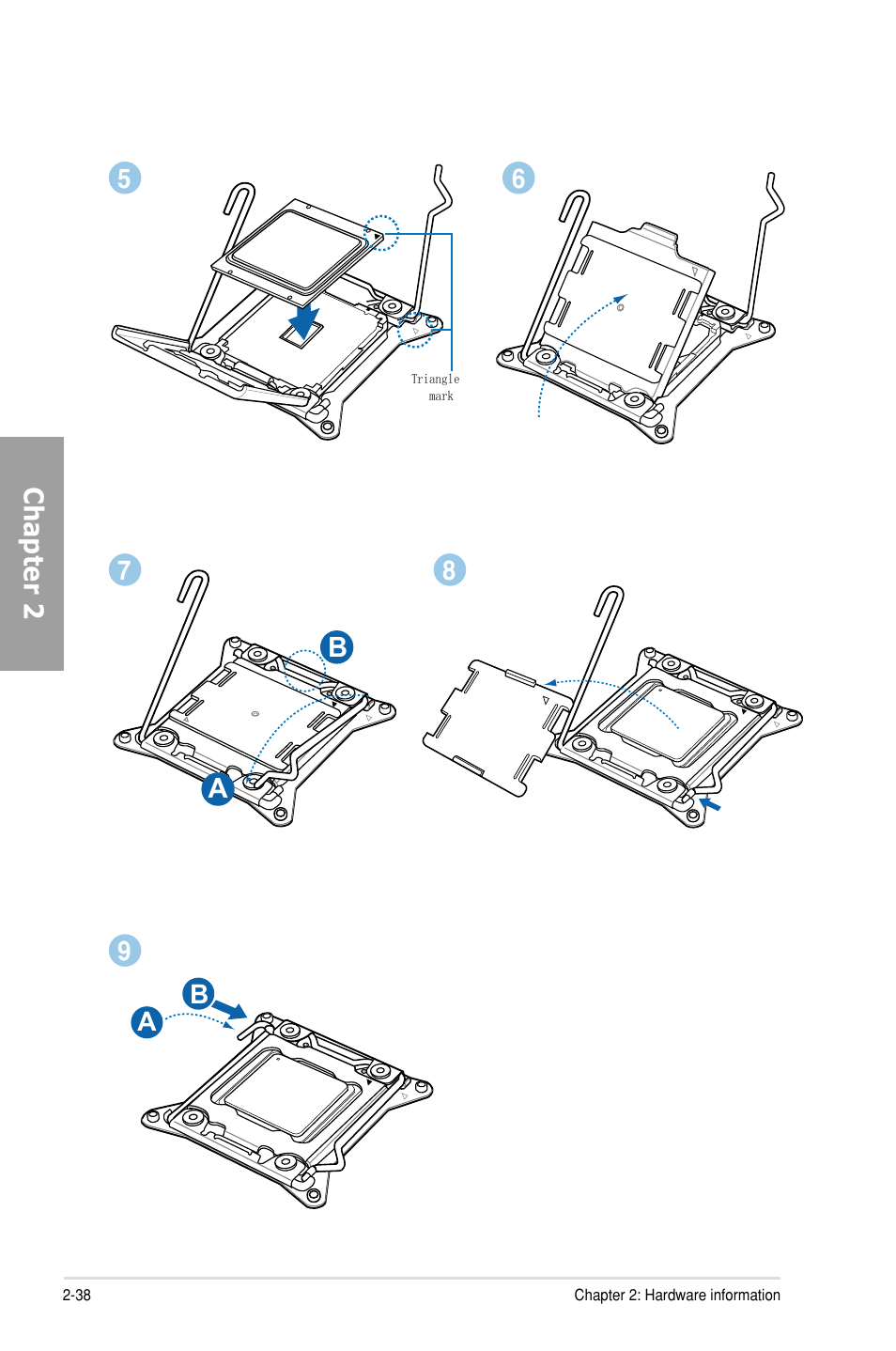 Chapter 2 b a 9 | Asus P9X79 DELUXE User Manual | Page 60 / 176