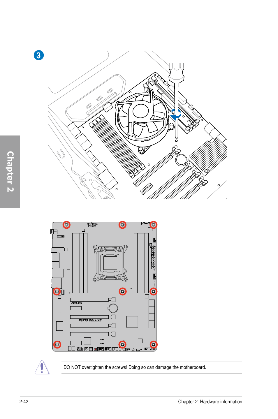 Chapter 2 | Asus P9X79 DELUXE User Manual | Page 64 / 176