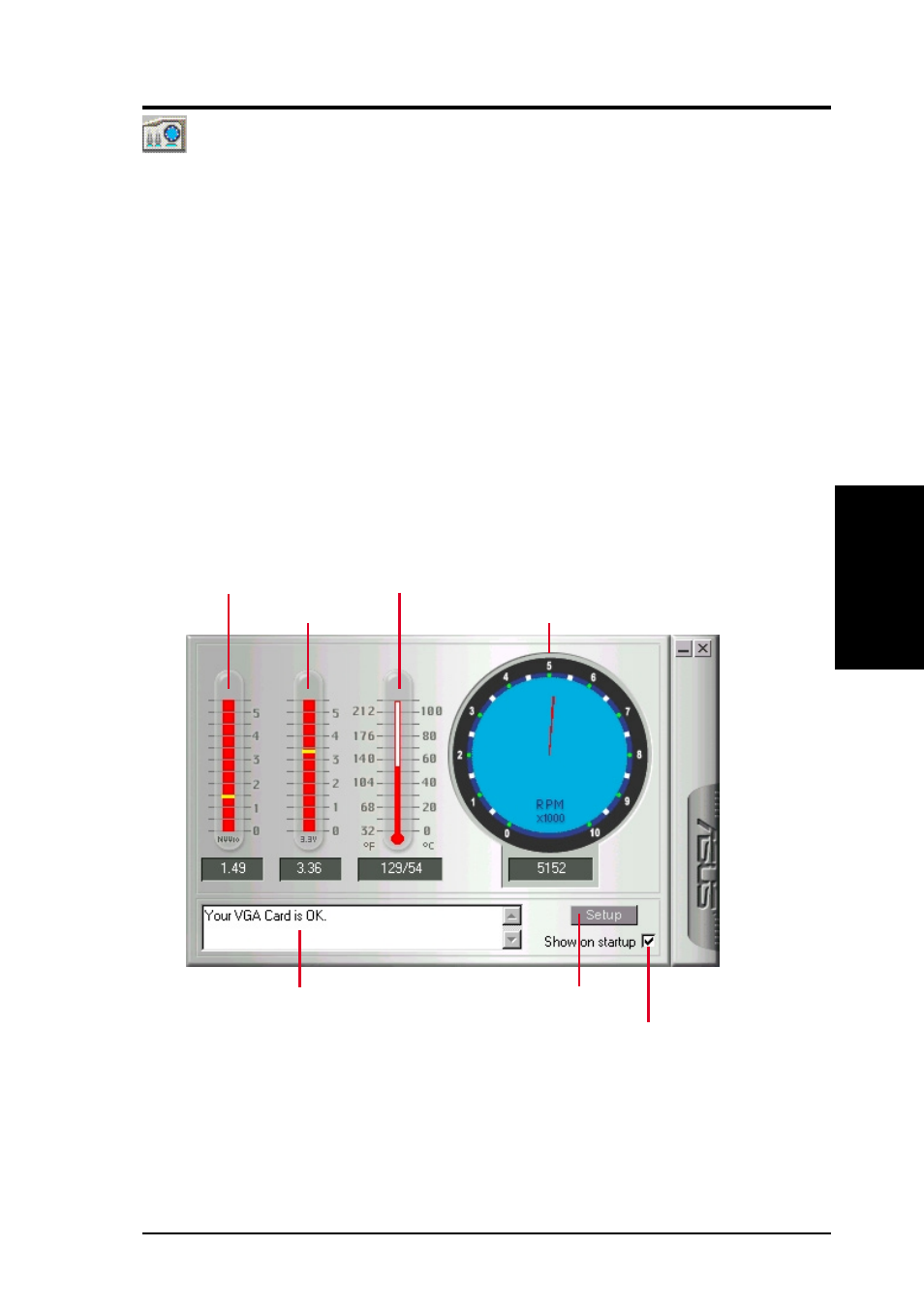 Software reference, Asus smartdoctor, Functions | Asus AGP-V6800 Series User Manual | Page 41 / 76