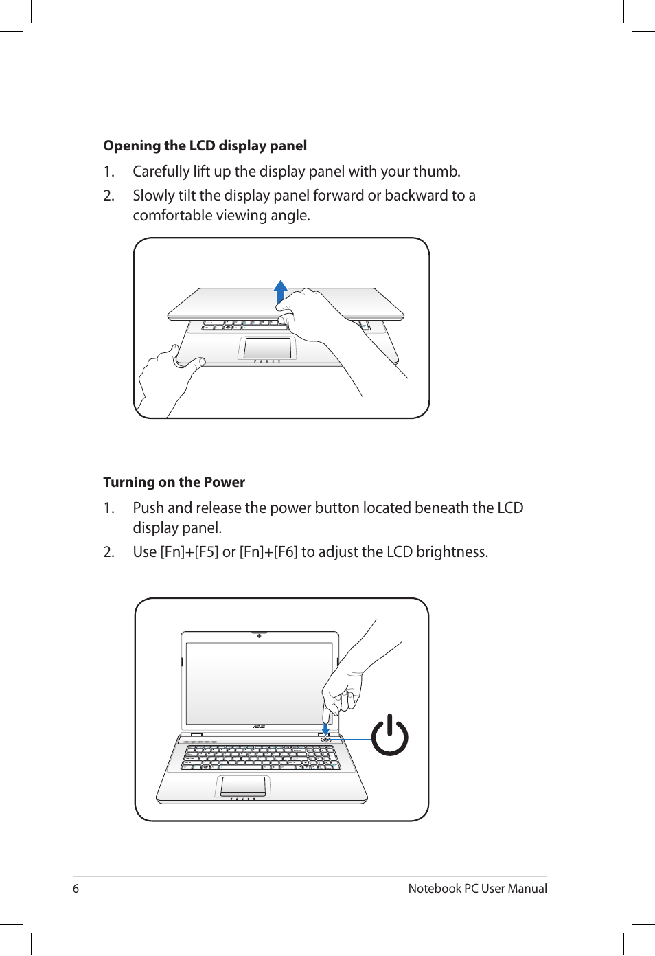 Asus N71Vg User Manual | Page 6 / 28
