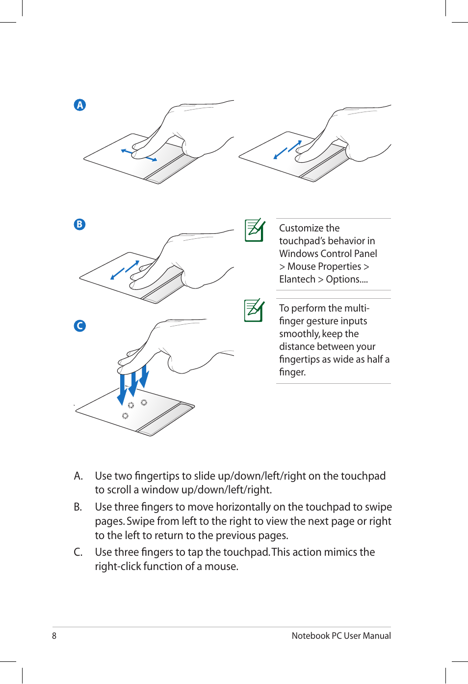 Asus N71Vg User Manual | Page 8 / 28