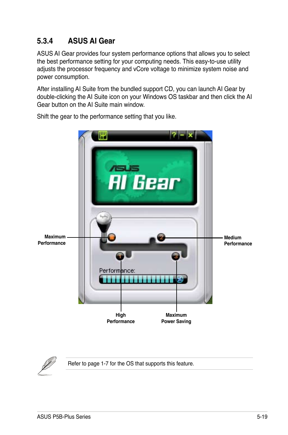 4 asus ai gear | Asus P5B-Plus VISTA Edition User Manual | Page 129 / 172