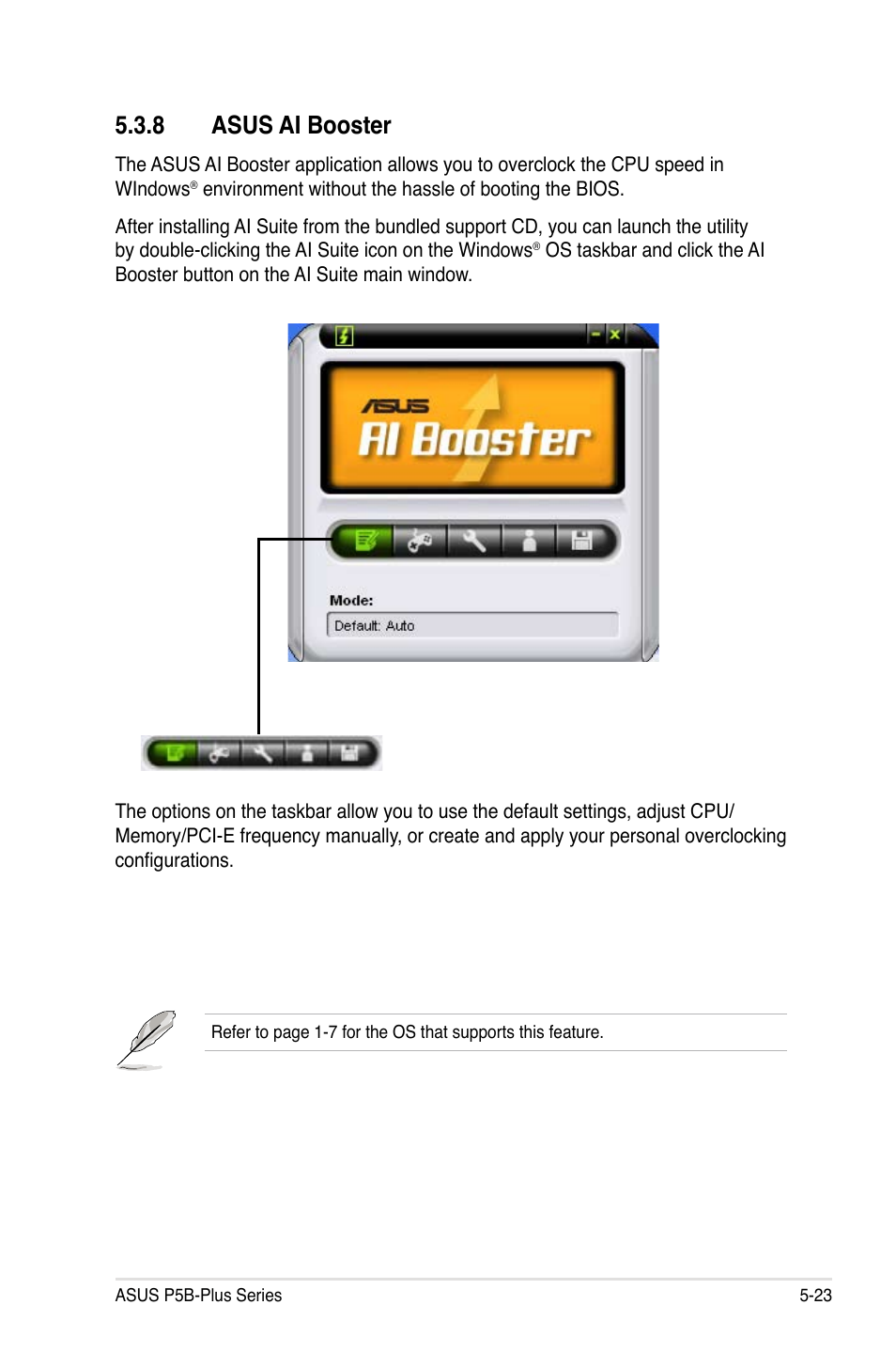 8 asus ai booster | Asus P5B-Plus VISTA Edition User Manual | Page 133 / 172