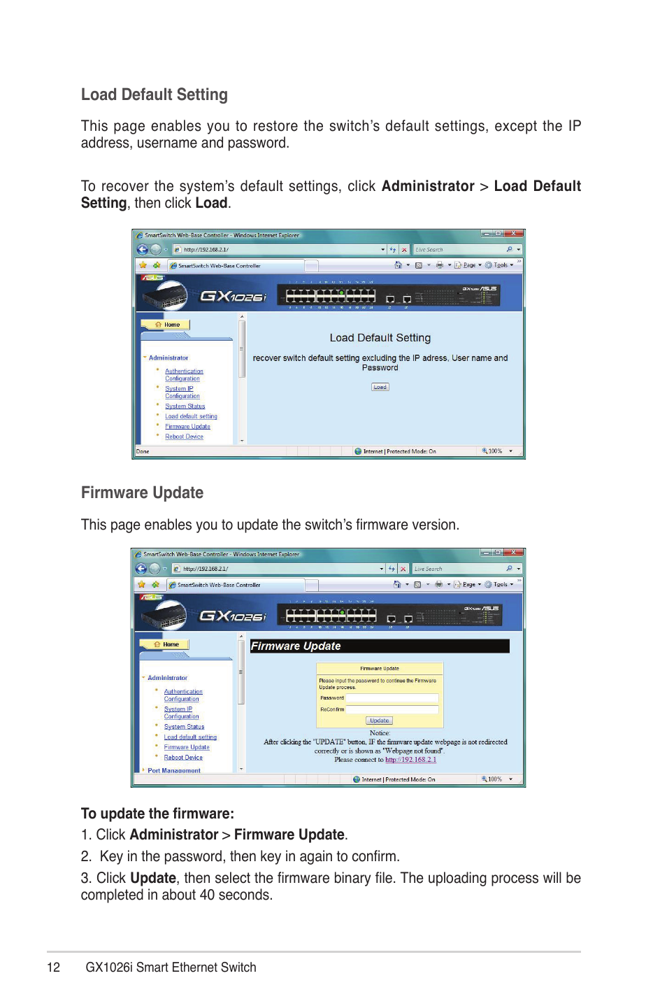 Asus GX1026i User Manual | Page 12 / 26