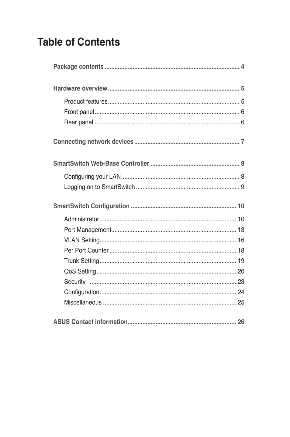 Asus GX1026i User Manual | Page 3 / 26