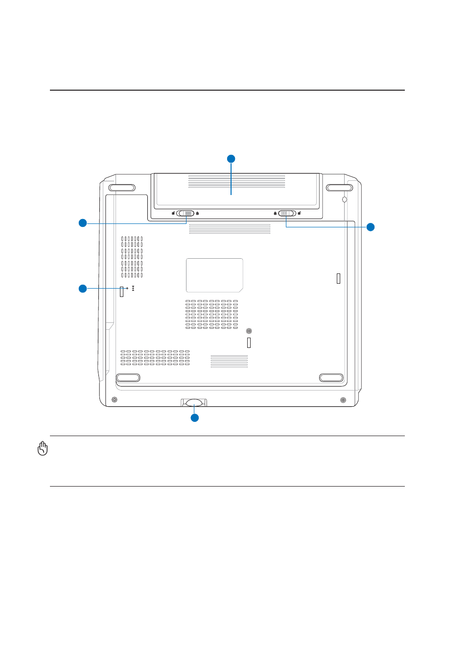 Bottom side | Asus A9T User Manual | Page 14 / 70