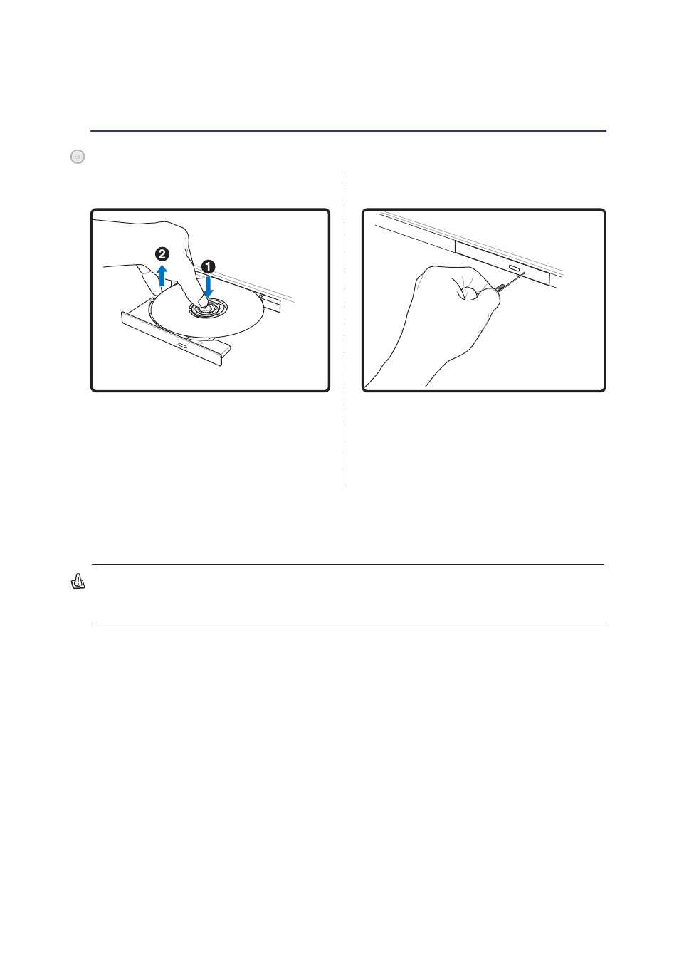 Optical drive (cont’) | Asus A9T User Manual | Page 41 / 70