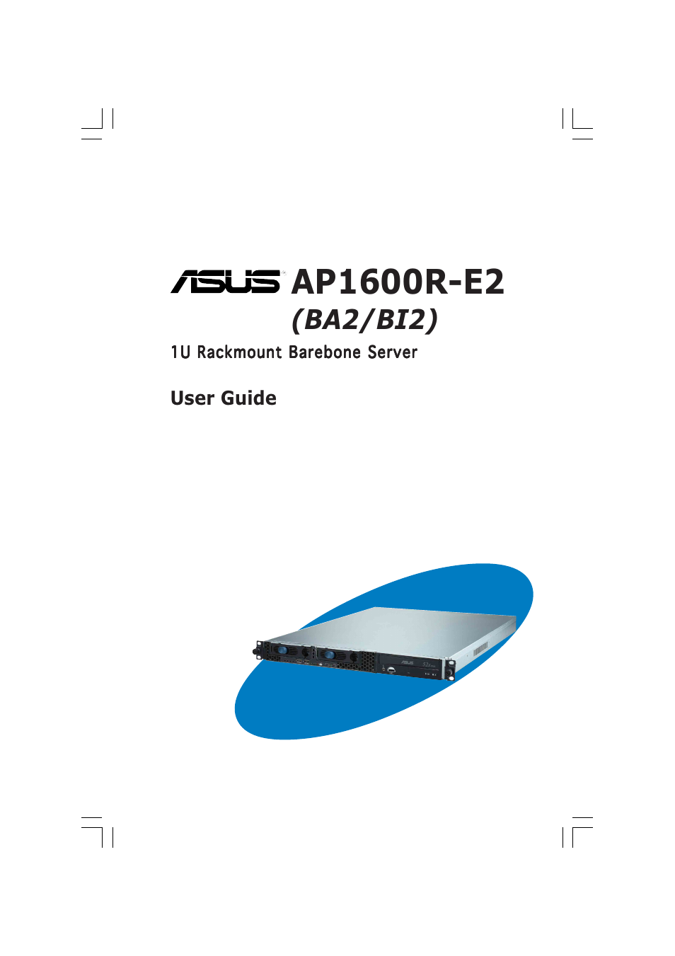 Asus AP1600R-E2(BI2) User Manual | 140 pages