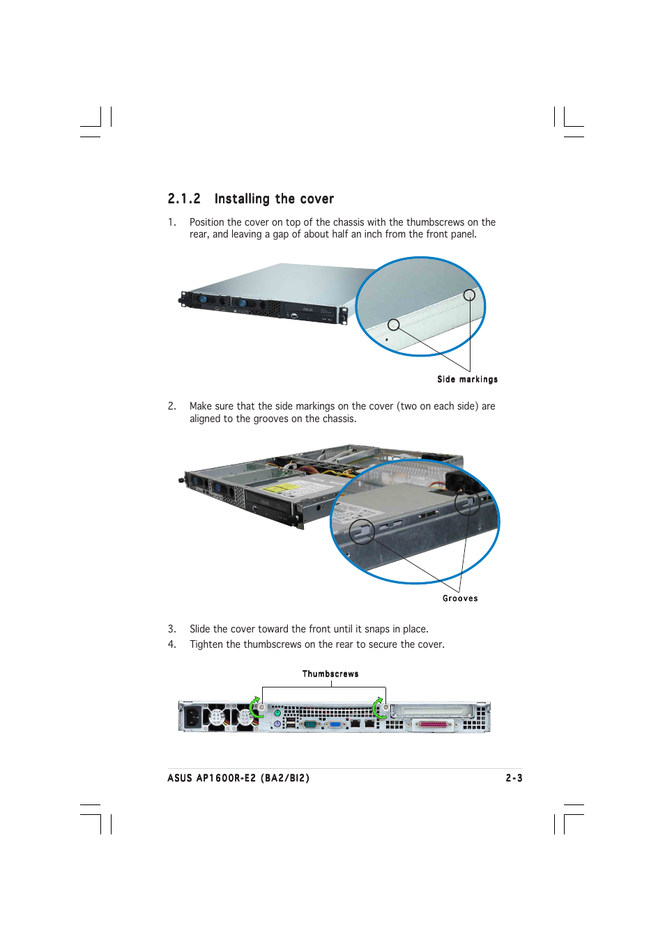 Asus AP1600R-E2(BI2) User Manual | Page 19 / 140
