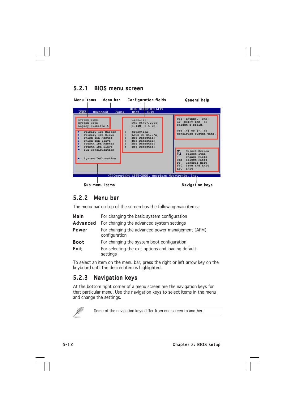 2 menu bar menu bar menu bar menu bar menu bar | Asus AP1600R-E2(BI2) User Manual | Page 72 / 140