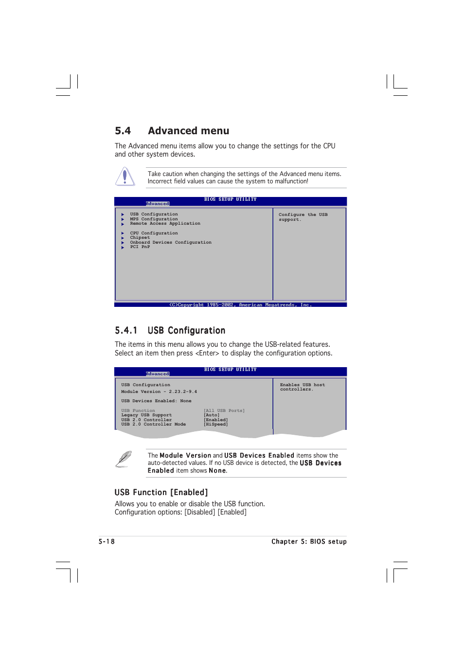 4 advanced menu | Asus AP1600R-E2(BI2) User Manual | Page 78 / 140