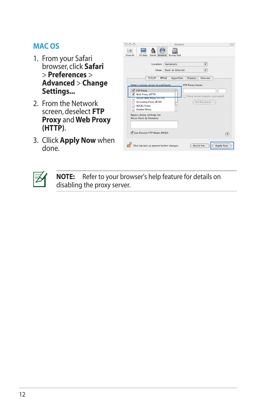 Asus DSL-N12U (VER.B1) User Manual | Page 12 / 60