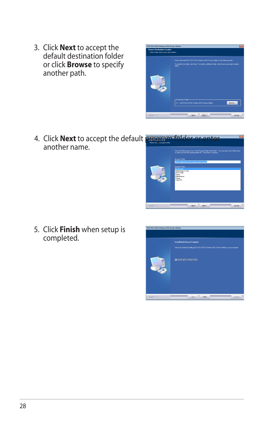 Asus DSL-N12U (VER.B1) User Manual | Page 28 / 60