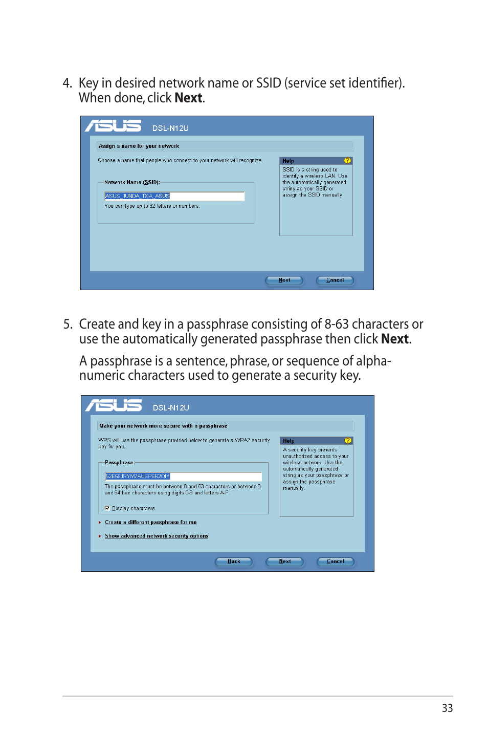 Asus DSL-N12U (VER.B1) User Manual | Page 33 / 60