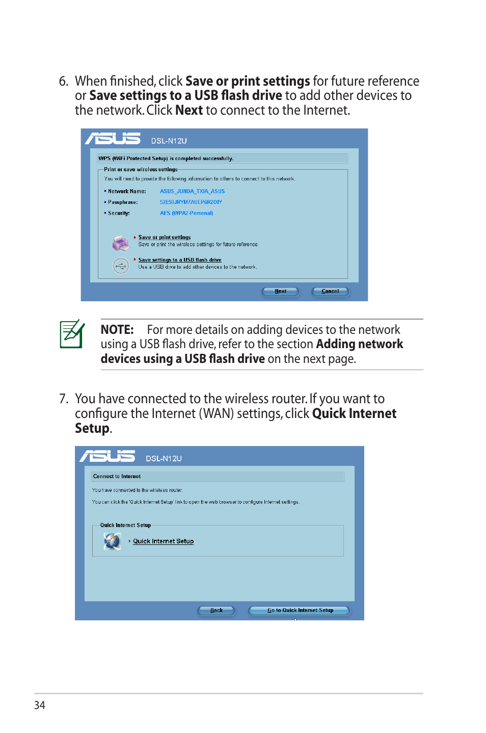 Asus DSL-N12U (VER.B1) User Manual | Page 34 / 60