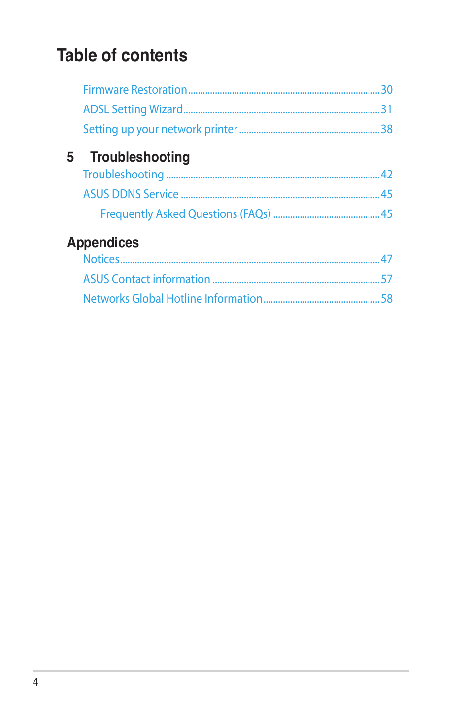 Asus DSL-N12U (VER.B1) User Manual | Page 4 / 60