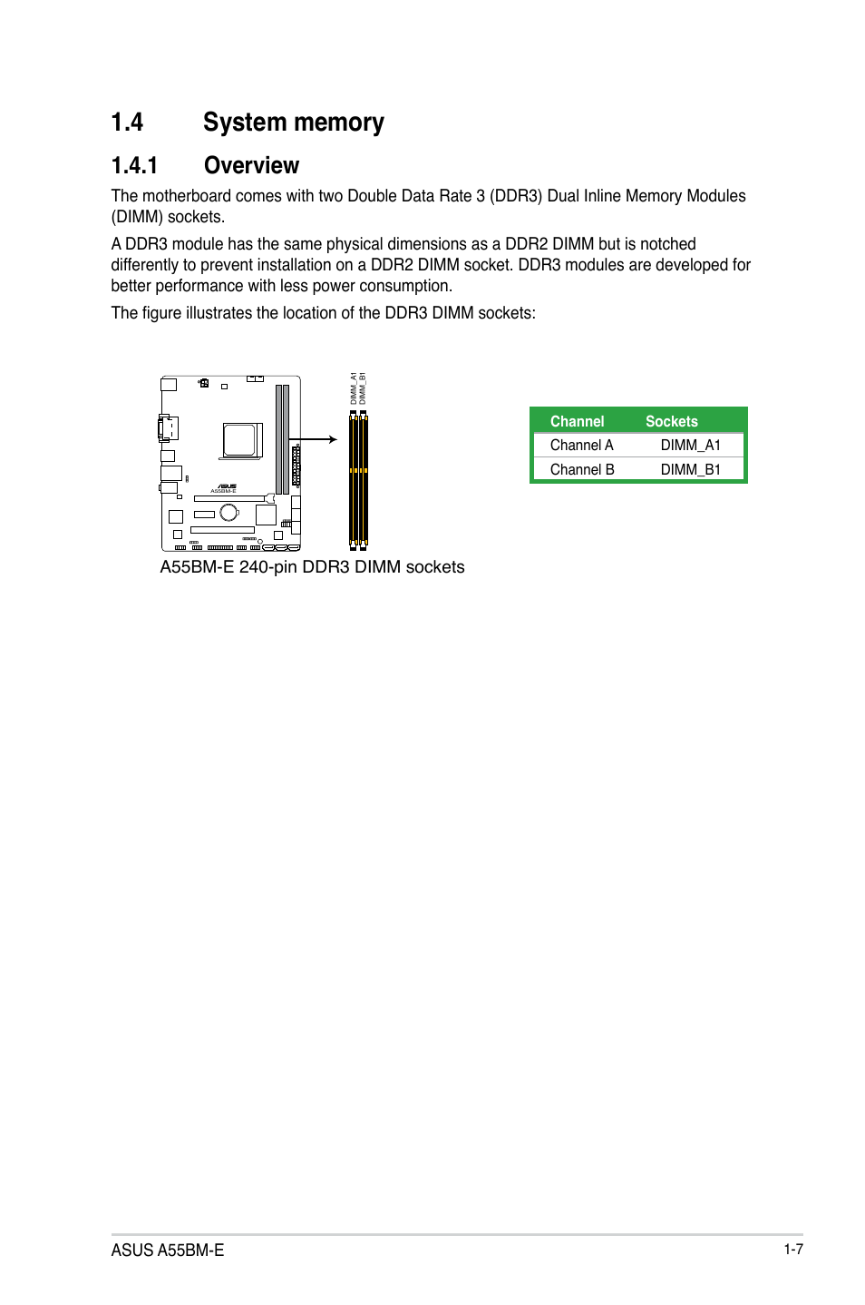 1 overview | Asus A55BM-E/BR User Manual | Page 15 / 49