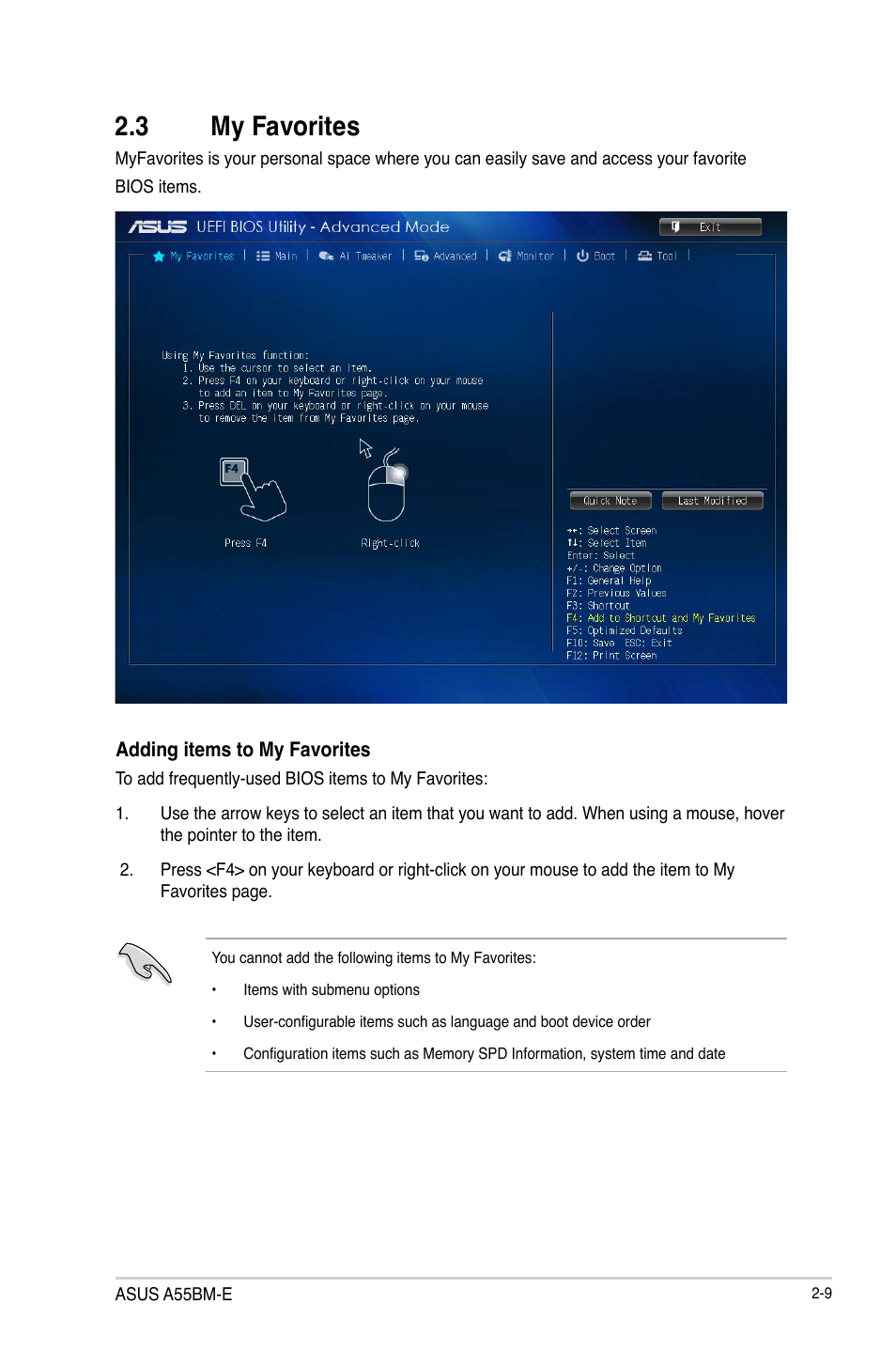 3 my favorites | Asus A55BM-E/BR User Manual | Page 39 / 49