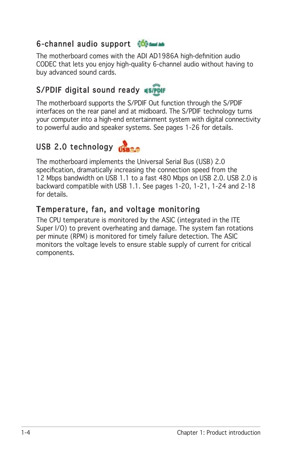 Asus P4RD1-MX User Manual | Page 16 / 82