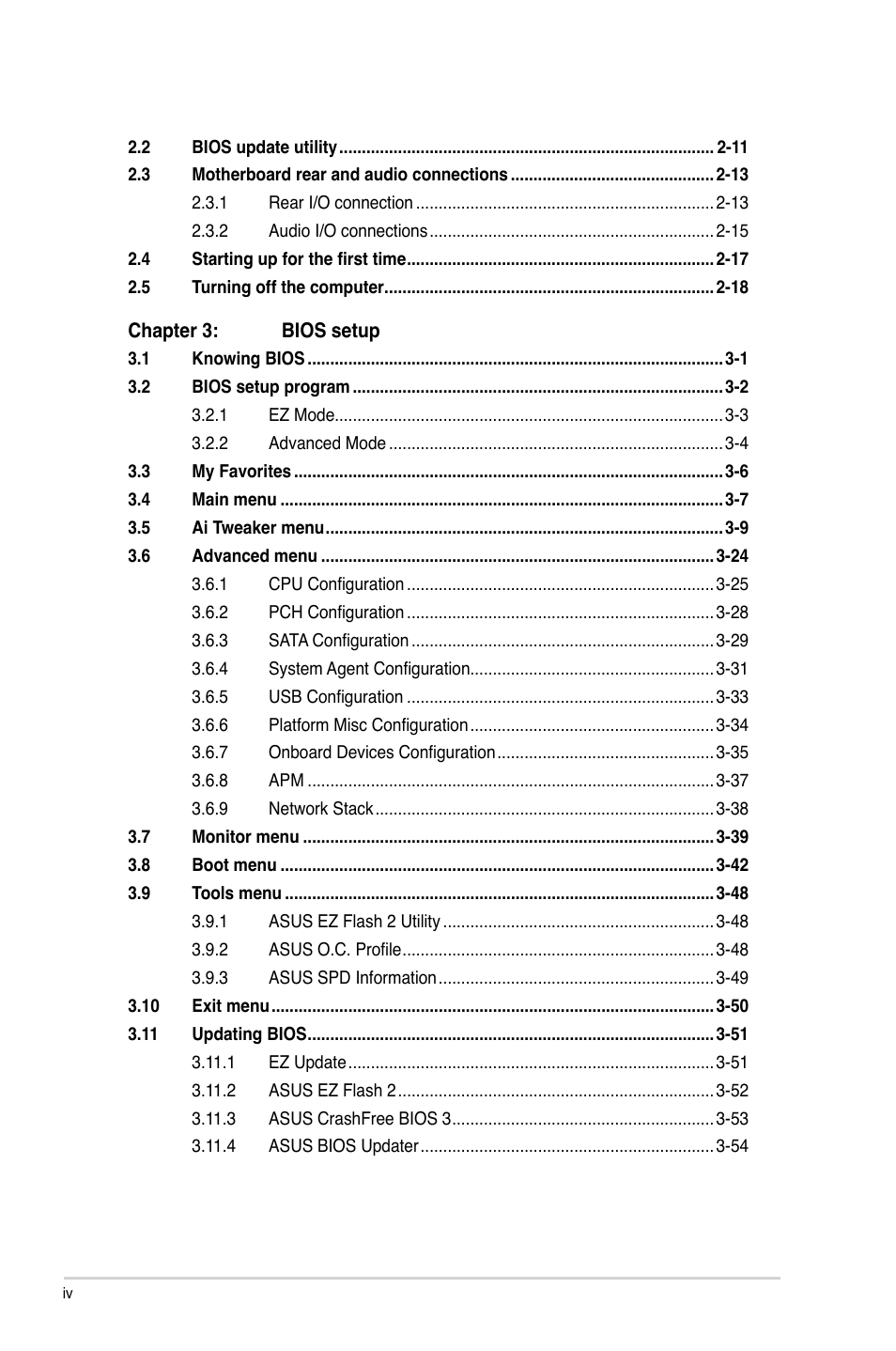 Asus Z87-WS User Manual | Page 4 / 186