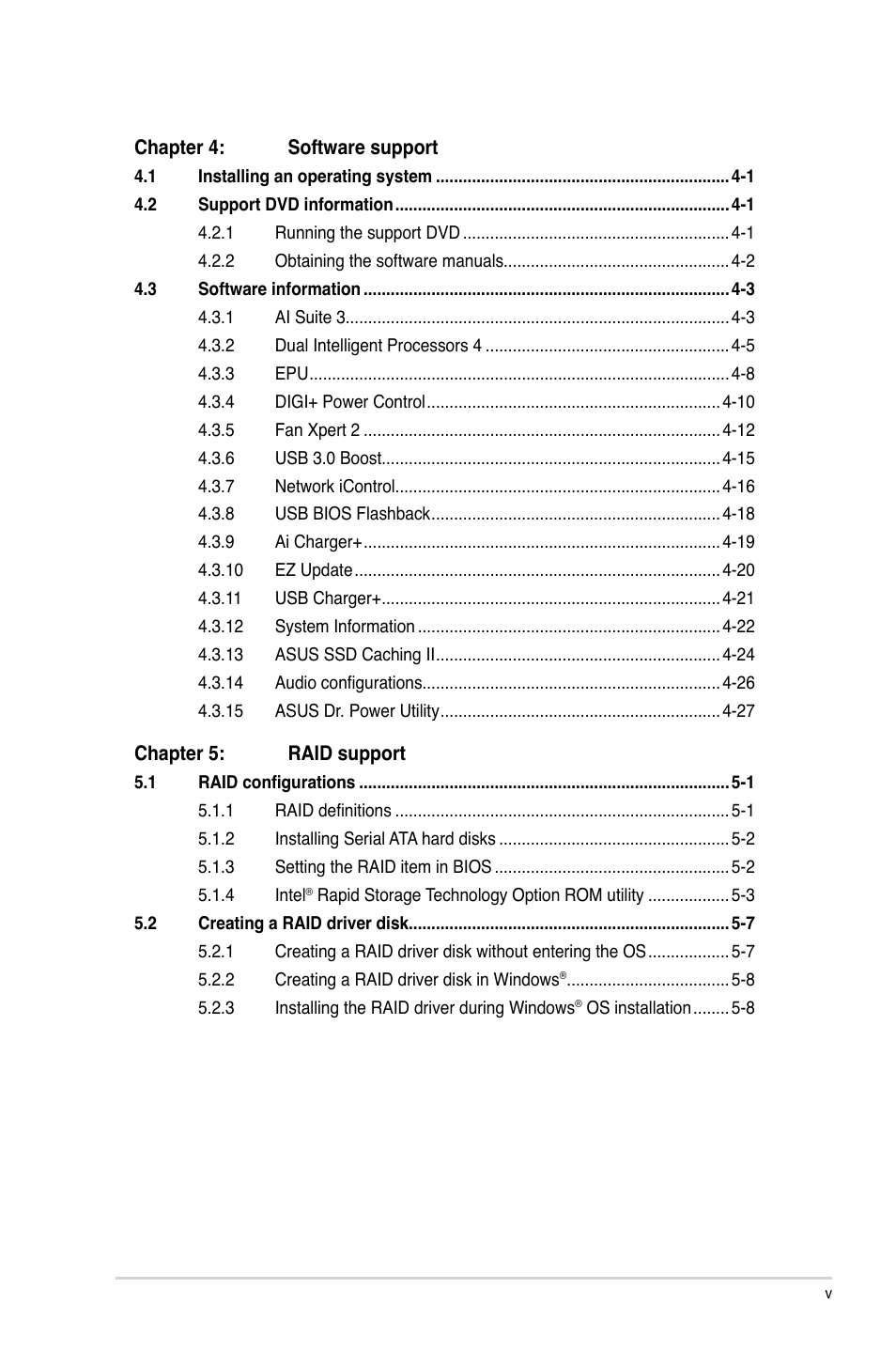 Asus Z87-WS User Manual | Page 5 / 186